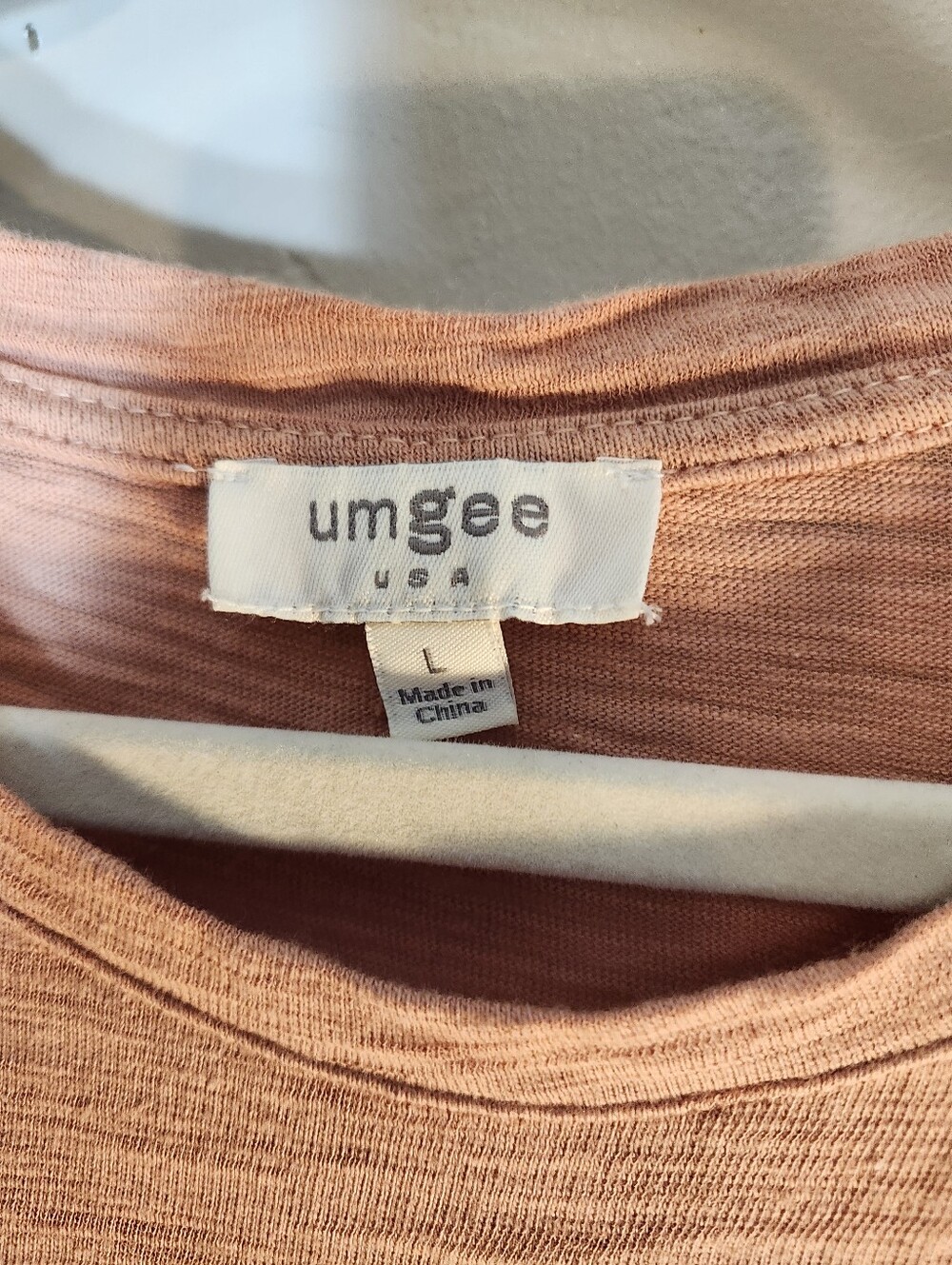Umgee Pink/peach Side Lace-Up Tank - Picture 2 of 6